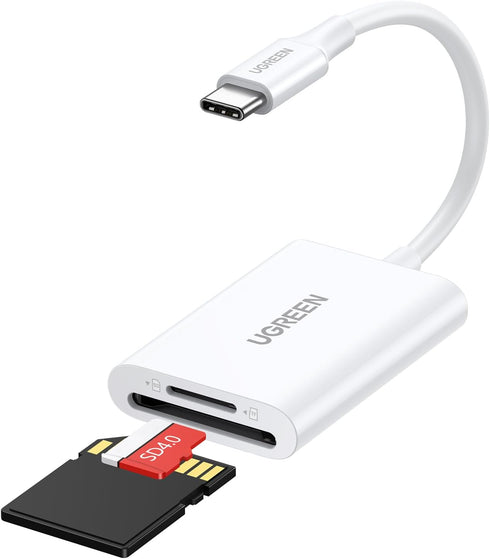 UGREEN SD Card Reader USB C, High-Speed Micro SD Card Reader Adapter, Compatible with iPhone 15 Pro Max