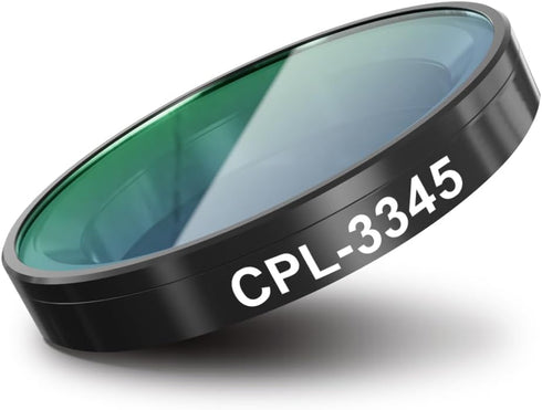 FITCAMX CPL-3345, Circular Polarizing Lens, Anti-Glare Filter, Only for Dash Cams, Easy to