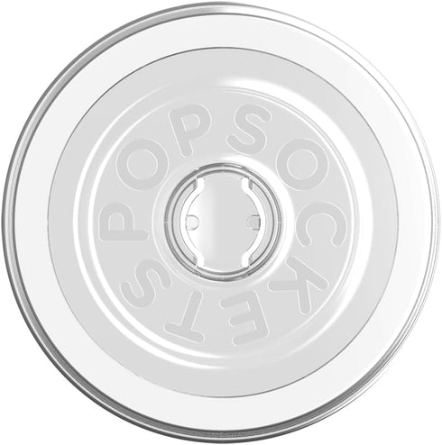 PopSockets Round Magnetic Base Only, Compatible with Tops, Clear - Clear