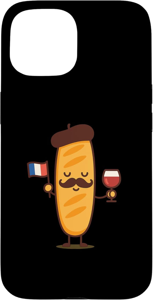 GRUMPY DAD CO Baguette Lover France Baking Bakery French Bread Case for iPhone 15