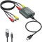 Setuact RCA to HDMI Converter,AV to HDMI for Xbox,PS One,PS2,PS3,N64,Wii,VCR,VHS,STB,Blue-Ray DVD Players,TV, Support