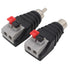 Speaker Phono Wire Cable to Audio Male Female RCA Connector Adapter Plug (10 Pack) - 5 Male and 5 Female