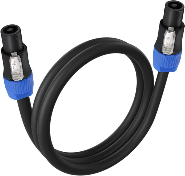 EBXYA 3 Feet Speakon Speaker Cable 12 Gauge - Premium Speakon to Speakon Audio Cable Cord with NL4FX Connector