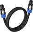 EBXYA 3 Feet Speakon Speaker Cable 12 Gauge - Premium Speakon to Speakon Audio Cable Cord with NL4FX Connector