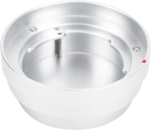 All Metal Camera Rear Lens Dust Cover Protector for DKL Mount Lens, Alloy Silver Strong Protection from Dust