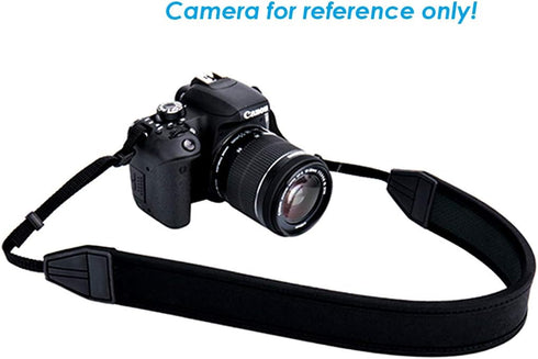 Fotasy Professional Neoprene Neck Strap for DSLR Cameras, Classic Design, Compatible with Canon, Nikon, Sony