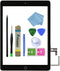 Touch Screen Digitizer Assembly Replacement for Black iPad 5 2017 9.7 inch (A1822, A1823) with Home Button