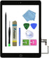 Touch Screen Digitizer Assembly Replacement for Black iPad 5 2017 9.7 inch (A1822, A1823) with Home Button
