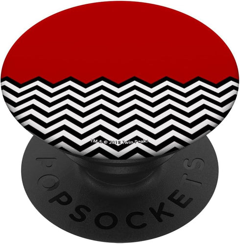 Twin Peaks Red Room Curtains and Floor Art - PopSockets Standard PopGrip