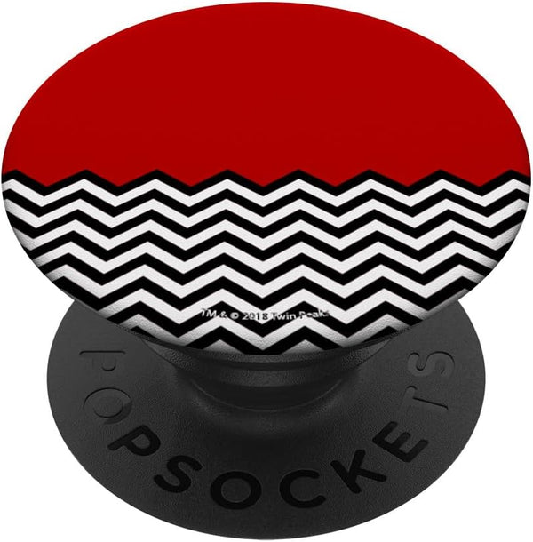 Twin Peaks Red Room Curtains and Floor Art - PopSockets Standard PopGrip
