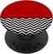 Twin Peaks Red Room Curtains and Floor Art - PopSockets Standard PopGrip