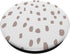 Minimal Neutral Tan White Dalmatian Pattern Boho Aesthetic PopSockets Standard PopGrip