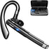 Bluetooth Earpiece for Cell Phones, V5.1 Headset with Charging Case, Waterproof Hands-Free Earphones for Android/iPhone