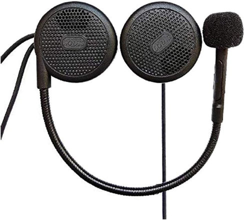 Motorcycle Helmet Wireless Bluetooth Headset - Slim 0.27 inches Headphones with Microphone Sound System for Helmets