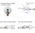 HANNAHONG Switch,AC110-220V, Mini PIR Motion Sensor Smart Human Body Activated Detection,Time Delay Adjustable
