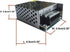 AC 110V/220V to DC 12V 5A 60W Universal Regulated Switching Power Supply Adapter for LED Strip Light, CCTV