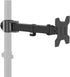 suptek Single Monitor Arm, Universal 1 Tier Arm Fully Adjustable Pole Mount Bracket