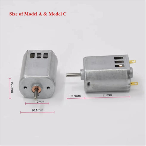 HHBL8I 1PC 130/131 3.7V/ 4.2V/ 7.4V (130 Small Motor DC High Speed with Cooling Hole DIY RC Drone Toy Slot Car Boat