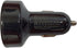 66W Car Charger, 4-Port Cigarette Lighter USB Charger, 2 * USB 2.4 + PD + Type C Adapter with Voltmeter, Compatible