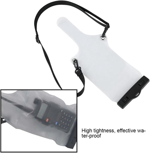FOSA Walkie Talkie Cover, Protective Radio Case with Clip Lanyard for Outdoor Activities
