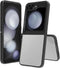 Hongxinyu Crystal Clear Case for Samsung Galaxy Z Flip6 2024, Slim Thin Soft TPU Bumper & Hard PC Back Protective Case