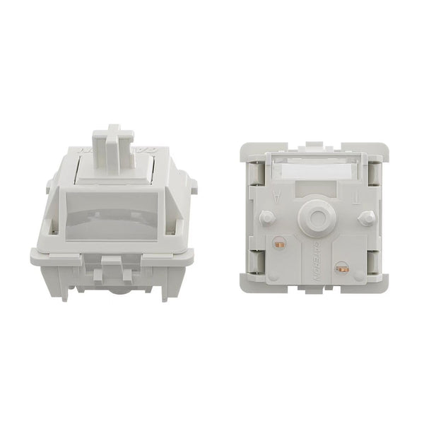 Gateron Smoothie Keyboard Switches, Creamy 5-Pin Switches, Factory Pre-lubed, 40gf White Switches for MX Mechanical