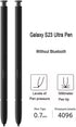 2 Pcs Galaxy S23 Ultra S Pen Replacement for Samsung Galaxy S23 Ultra 5G Touch Stylus Pen, S23 Black