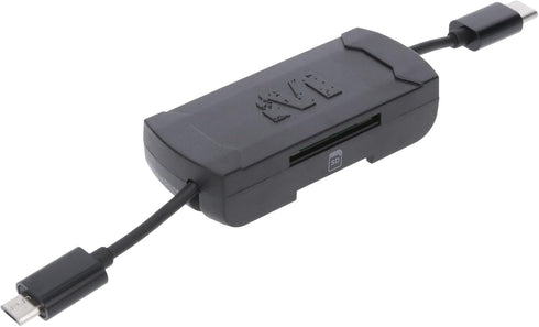 MUDDY 2-in-1 Memory Card Reader for Micro USB & USB-C Devices