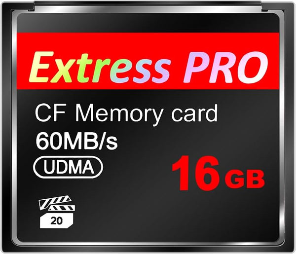 HuiErHui Original 16GB CF Card,UDMA Speed Up to 60MB/s,Original Camera Memory Card