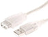 USBGear USB 2.0 Hi-Speed A to A High Performance Extension Cable (Clear,