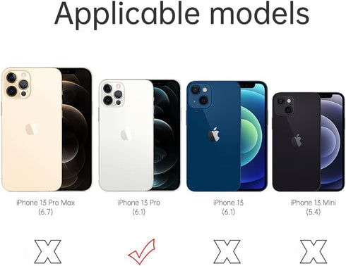 iPhone 13 Pro Waterproof Case Compatible with MagSafe, Built-in Screen Protector, Shockproof Dustproof