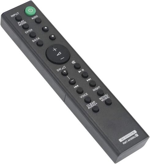 RMT-AH300U Replace Remote Control - Compatible with Sony Sound Bar HT-CT290, HT-CT291, SA-CT290, SA-CT291