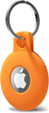 Silicone Airtag Holder Key Ring, Cute Airtag Accessories for Kids, Luggage, Cat Dog Collar, Compatible with Apple