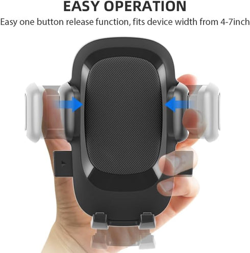 DYT Car Phone Holder Mount, Upgraded-Bumpy Roads Friendly, 3 in 1 Phone Mount for Car Dashboard Windshield Air Vent,