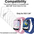 Screen Protector Compatible with Vakzovy X33 1.54” Smart Watch for Kids, Soft TPU, 6-pack, Bubble Self-healing