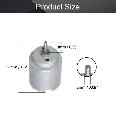 5Pcs 3V 14000RPM Fielect DC Motor Electric Motor Micro Motor Round Shaft for DIY Airplane RC Boat Toys Model DIY Hobby