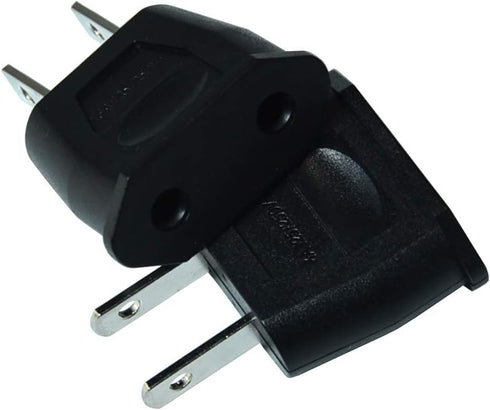 FILSHU (10 EU Euro Europe to US USA Power Jack Wall Plug Converter Travel Adapter Adaptor PCS)