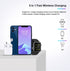 5 in 1 Magnetic Wireless Charging Stand, 15W Fast Mag-Safe Charging Station for iPhone 15/14/13/12 Series, iWatch,