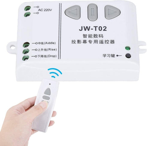 Mugast Projector Screen Projection Screen Up Down Reversing Controller with Remote Control(433Mhz)
