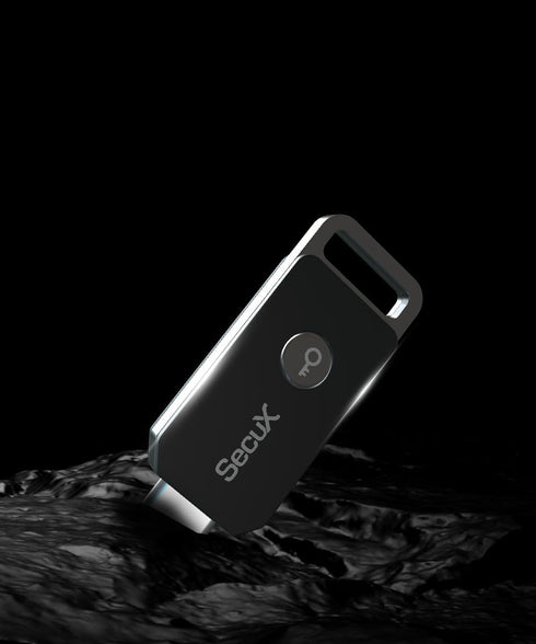 SecuX FIDO2/U2F 2FA PUFido USB-C Security Key with PUF Technology, Certified, Hardware-Rooted Unclonable Security
