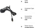 AKASO External Microphone for EK7000, Brave 4, Brave 7 LE, V50X, V50 Elite Action Cameras (Micro USB Port)