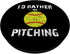 I'd Rather Be Pitching Gift for Softball Pitcher PopSockets Standard PopGrip