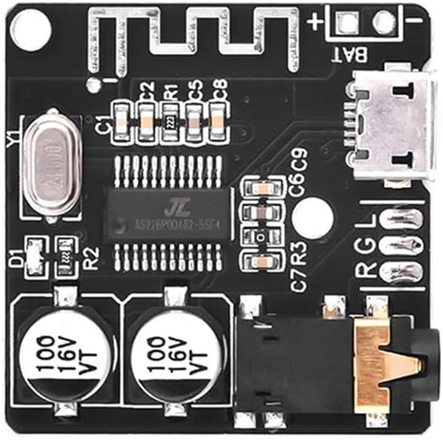 HiLetgo 5pcs Bluetooth 5.0 Mp3 Lossless Decoder Board, Wireless Stereo Music Decoding Module, Micro USB Audio Receiver