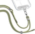6mm CASETiFY Solid Olive Green Rope Cross Body Strap with Card Holder