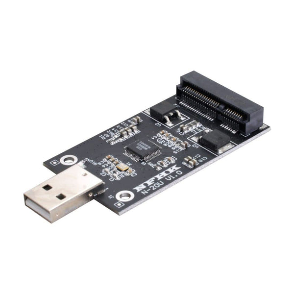 chenyang mSATA SSD to USB Adapter, Mini SATA mSATA SSD to USB 2.0 Hard Disk Drive Enclosure for 50mm mSATA SSD