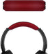 Geekria Protein Leather Headband Pad for Sony MDR-XB950BT, Headphones Replacement Band (Red)