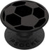 PopSockets Standard PopGrip, Gray Black Soccer Ball Design