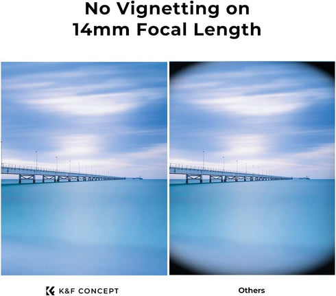 K&F Concept 58mm ND1000 (10-Stop Fixed Neutral Density Filter) for Camera Lens, Waterproof, Scratch Resistant