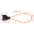 X AUTOHAUX Car Fiber Optical Optic Loop Cable Bypass Connector Female Replacement