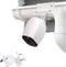 Wasserstein Weatherproof Gutter Mount for Arlo Cameras, White, 360-Degree Swivel, Easy Installation